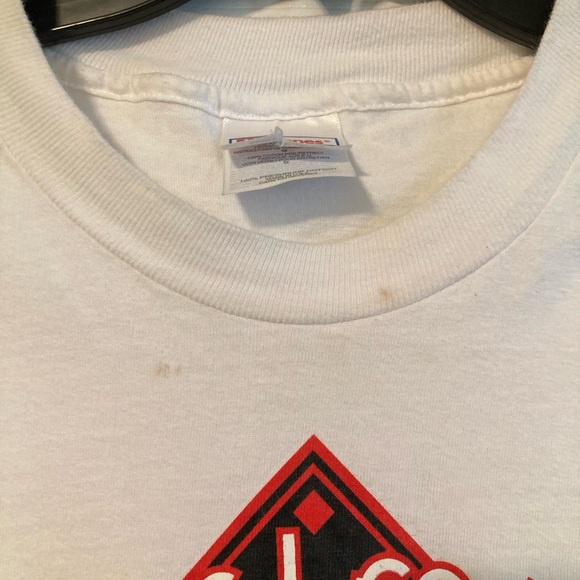 Vintage Red Dog T Shirt Be The Lead Dog Or Be Left Behind Size L - Picture 3 of 3